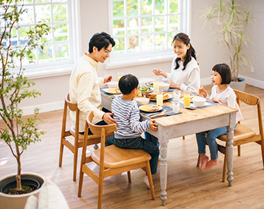 夏涼しく、冬暖かい、温度差の少ない暮らし